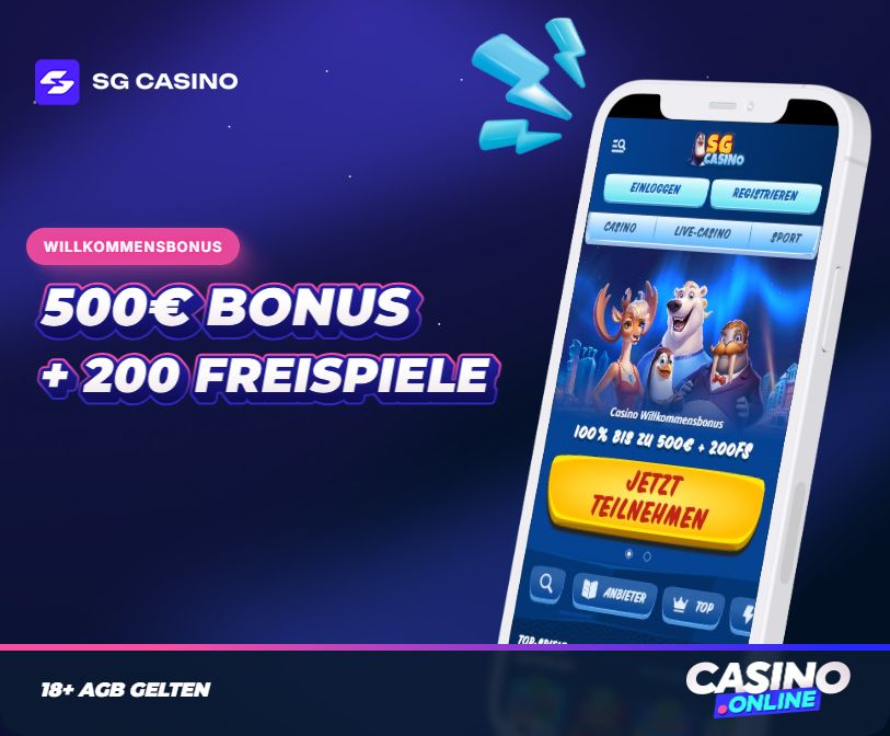 SG Casino Willkommensbonus