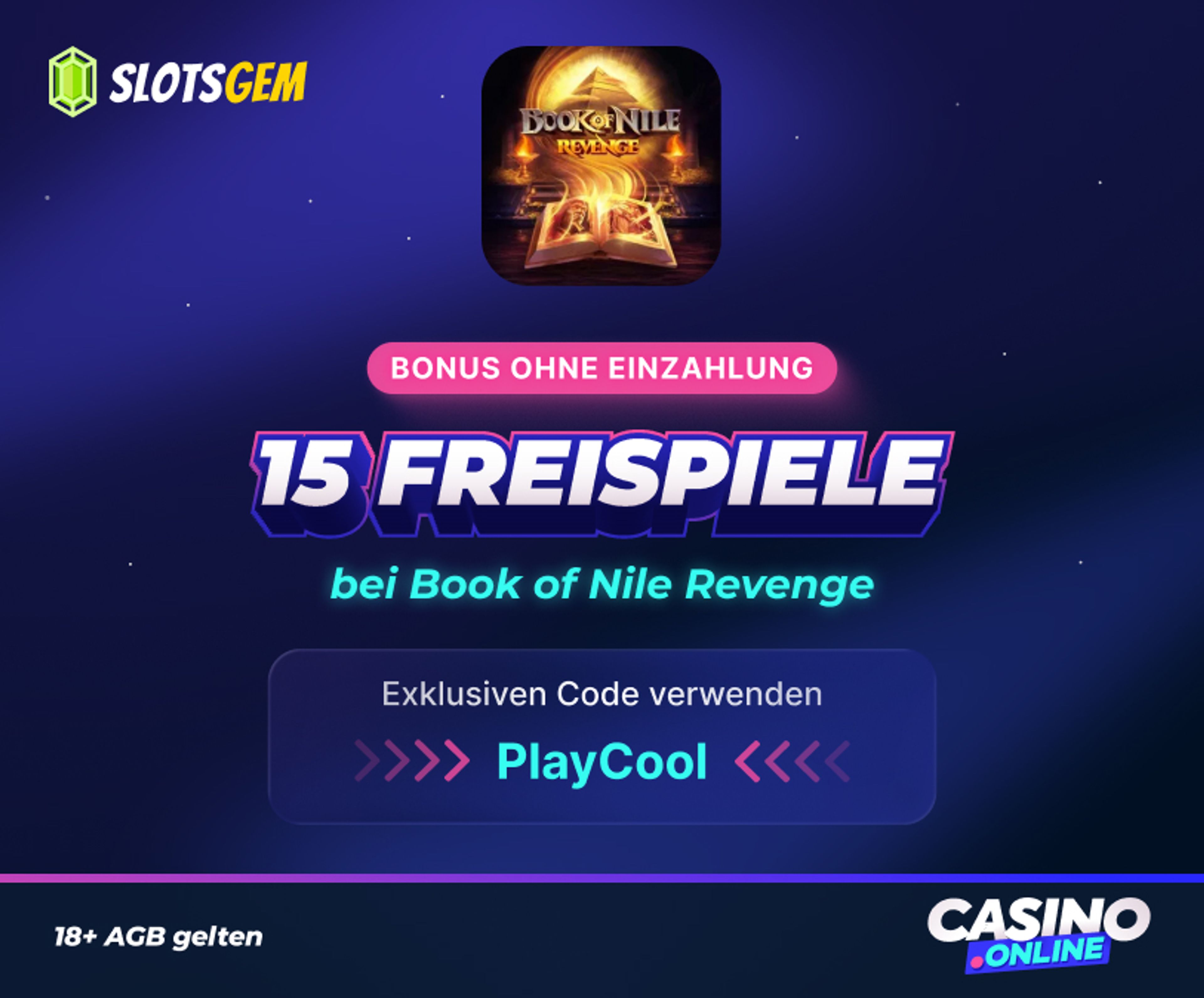 SlotsGem Bonus ohne Einzahlung