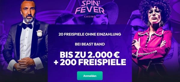 Spin Fever Homepage Desktop