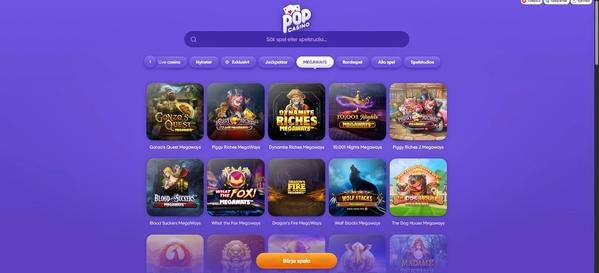 pop casino slots