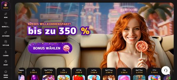 Iris Casino Homepage Desktop