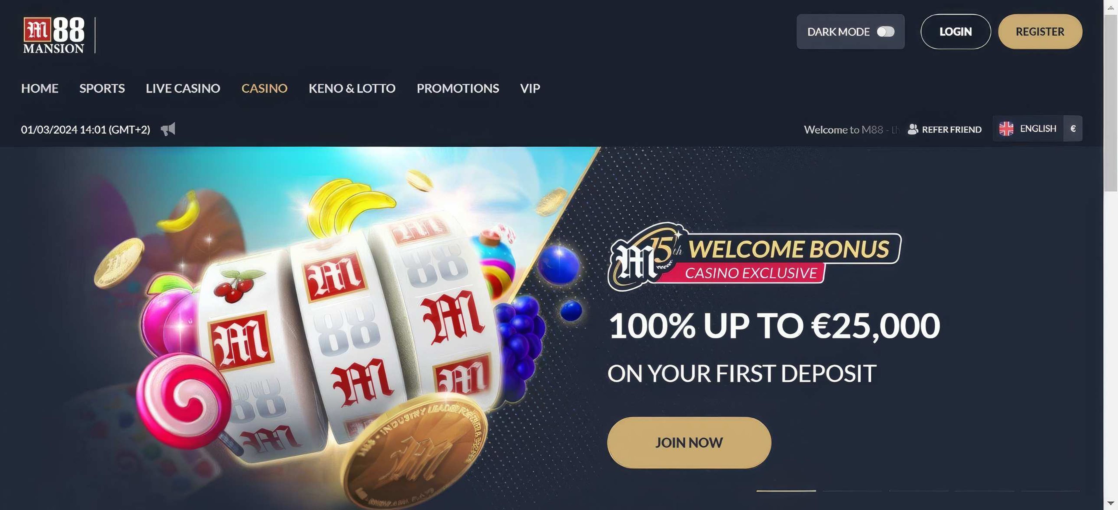 M88 desktop screenshot 1