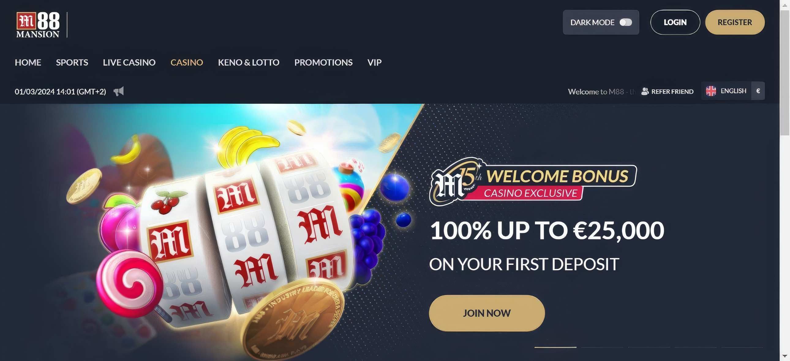 M88 desktop screenshot 1