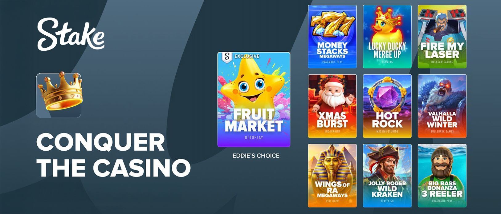 Conquista il casinò su Stake e vinci alla grande!
