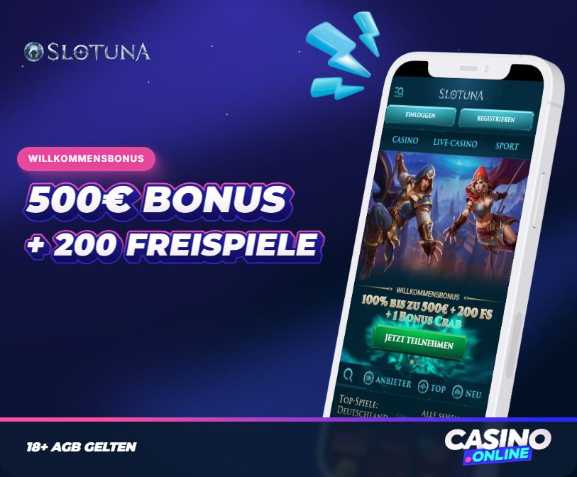 Slotuna Casino Willkommensbonus