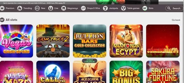 10Bet Slots Desktop 