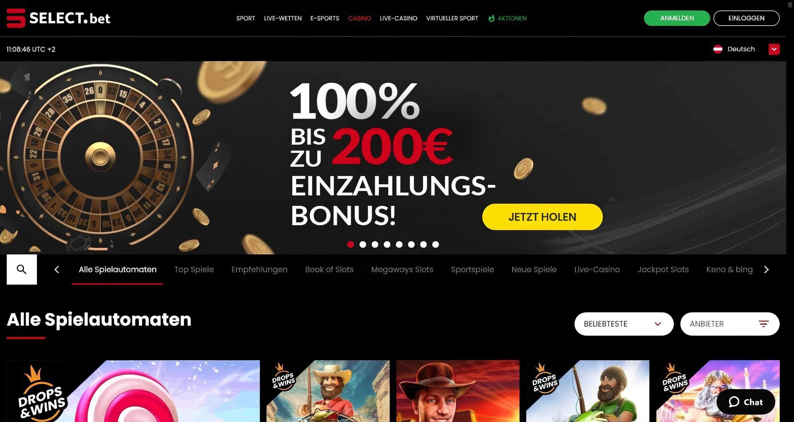 Select.bet desktop screenshot 1