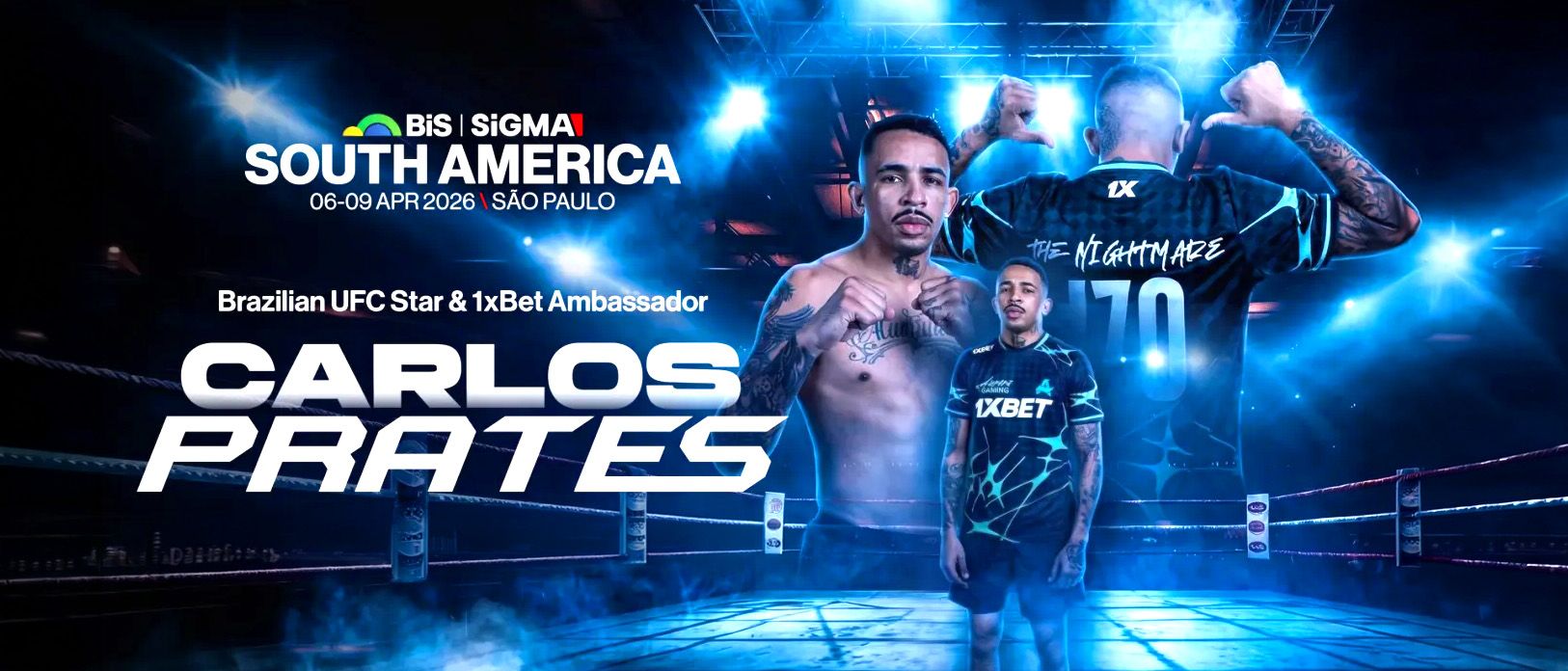 استضافت 1xBet كارلوس براتيس في SiGMA South America 2026