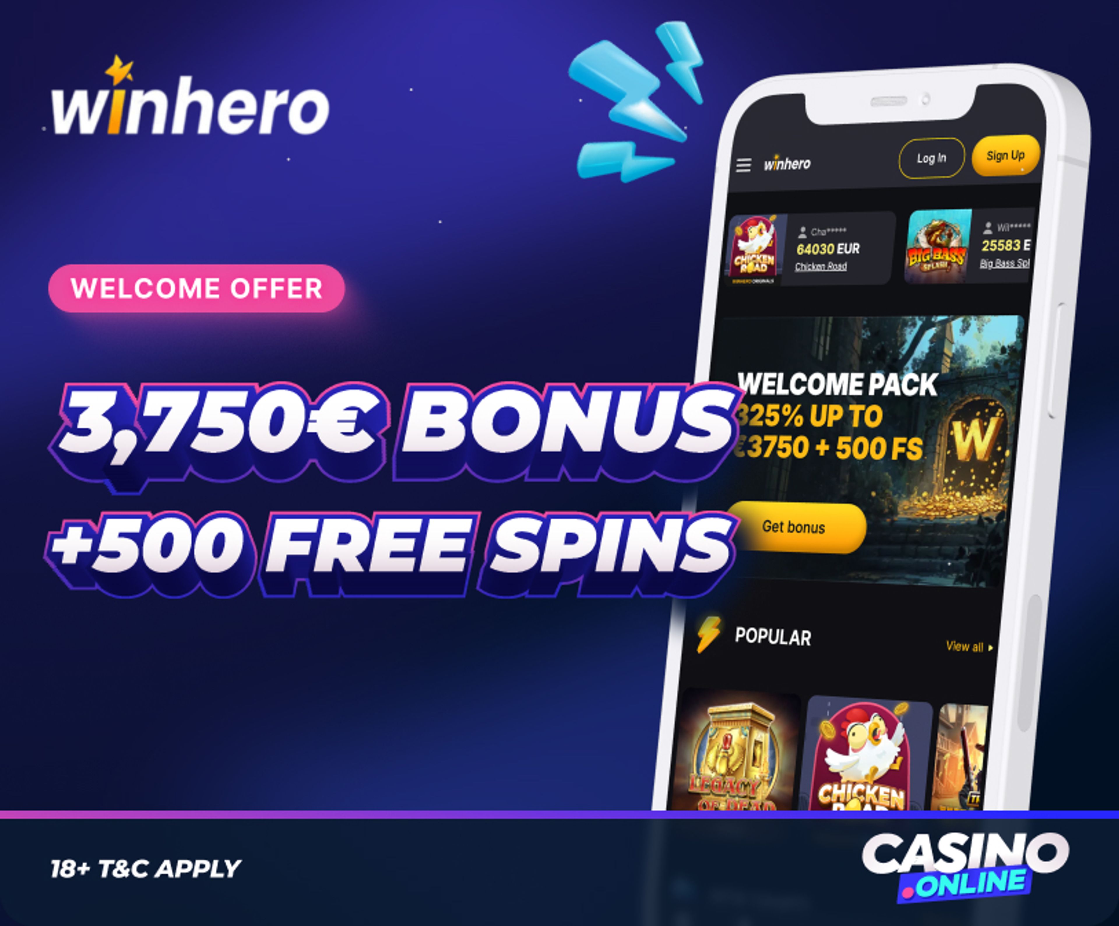 winhero casino welcome offer