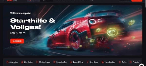 N1bet Casino Homepage Desktop