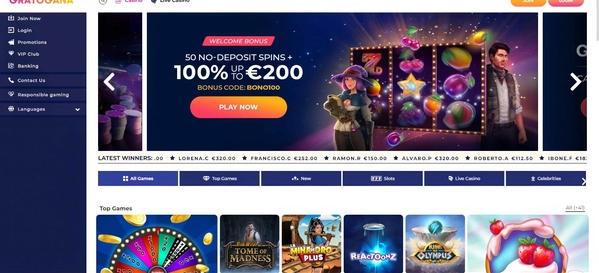 Página de inicio de GratoGana