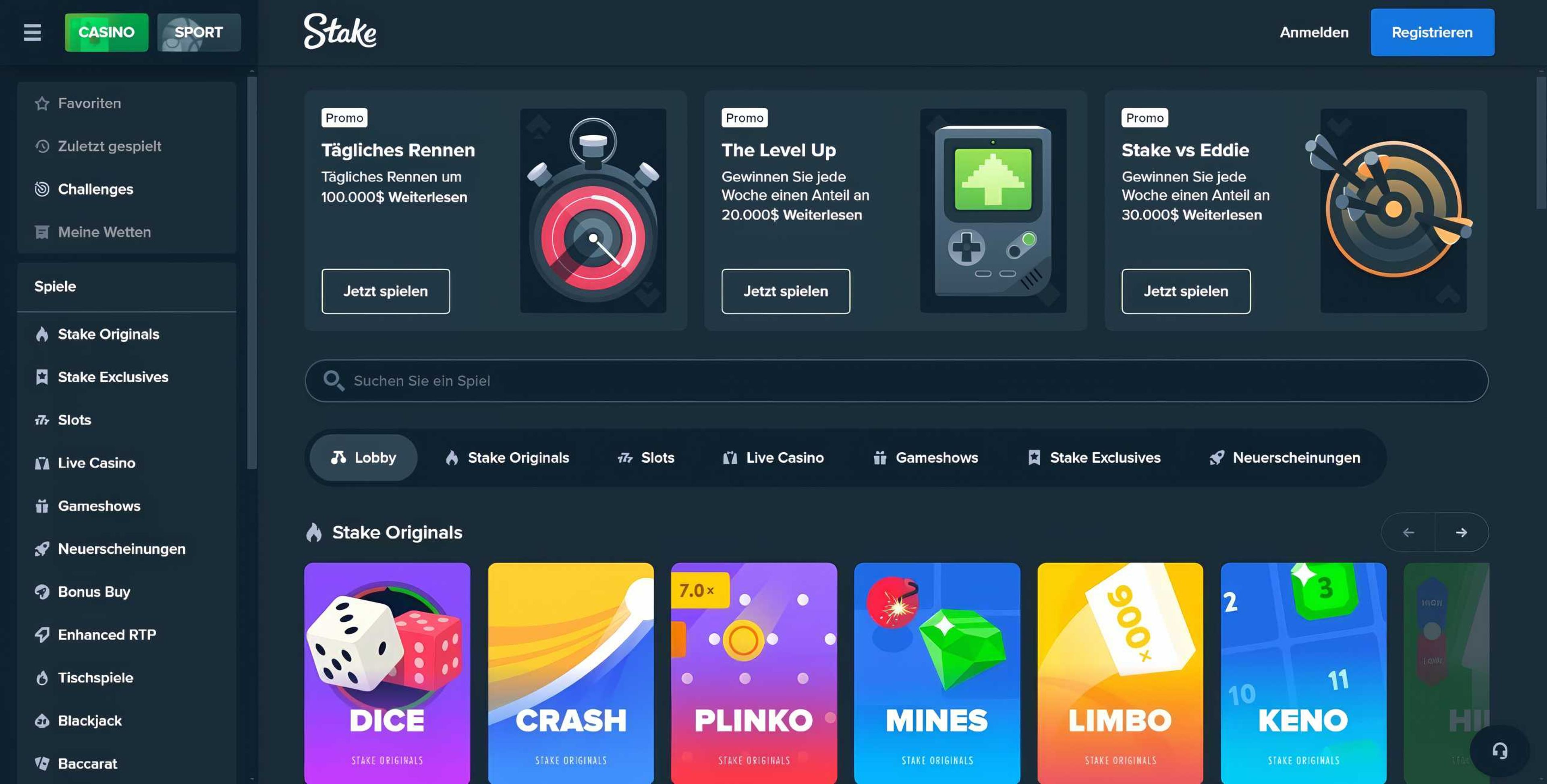 Stake.com desktop screenshot 1