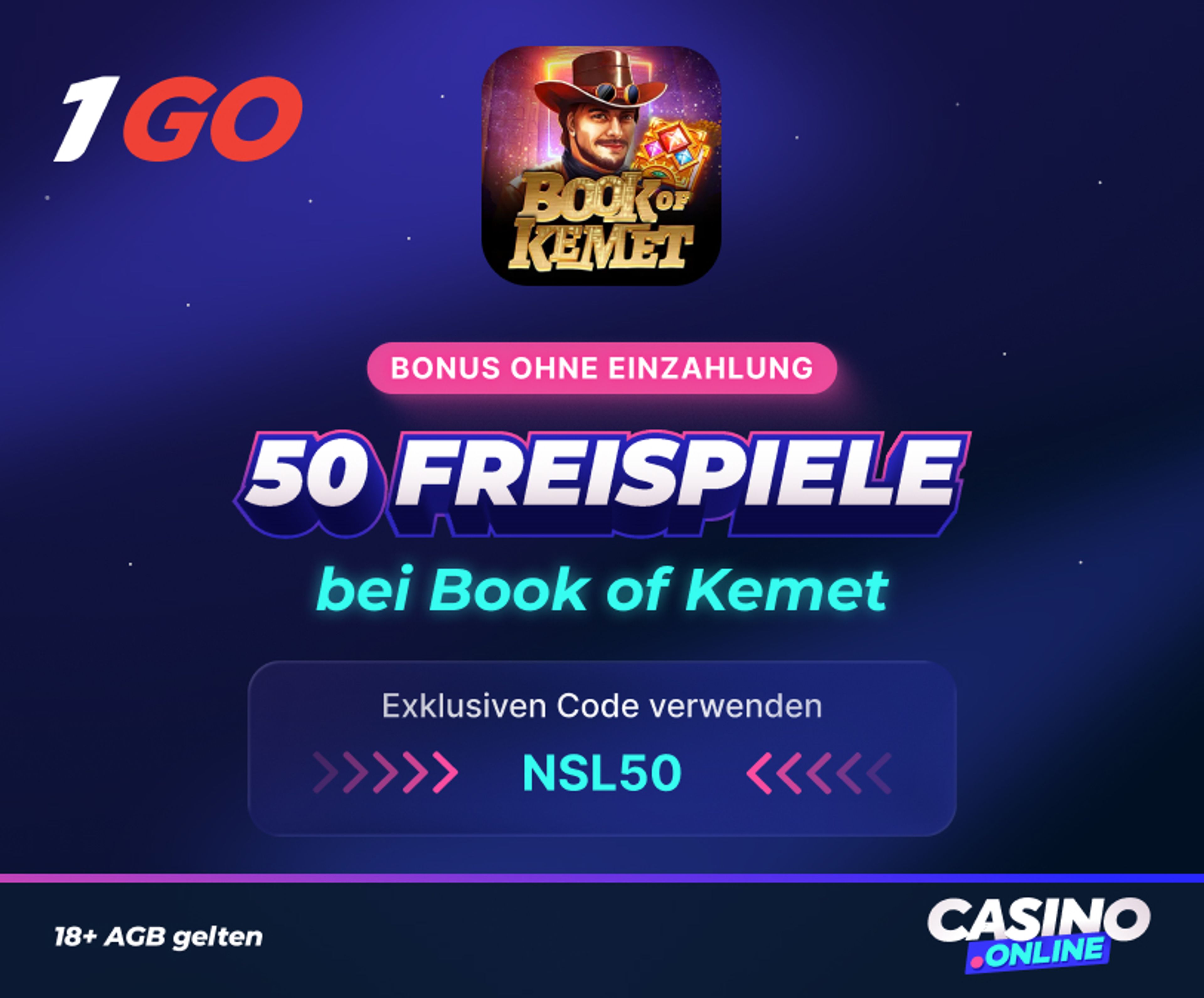 1GO Casino bonus ohne einzahlung