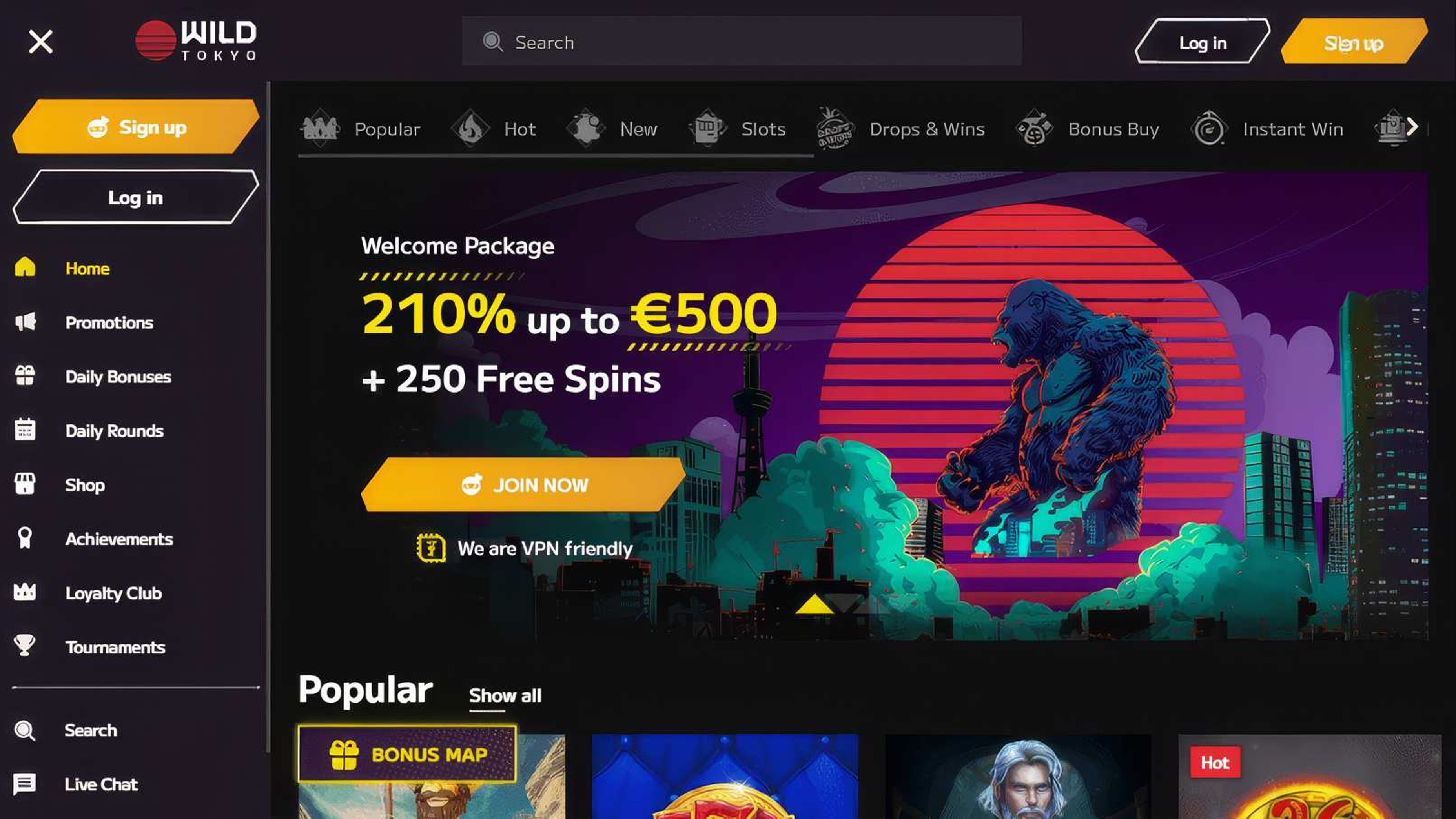 WildTokyo desktop screenshot 1