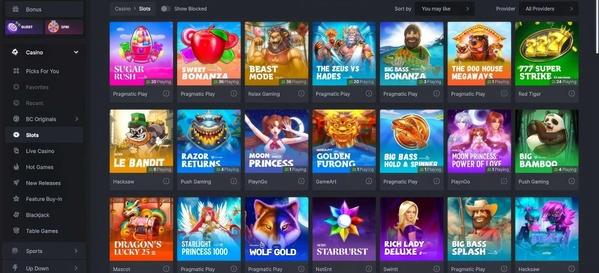 bc game slots desktop 