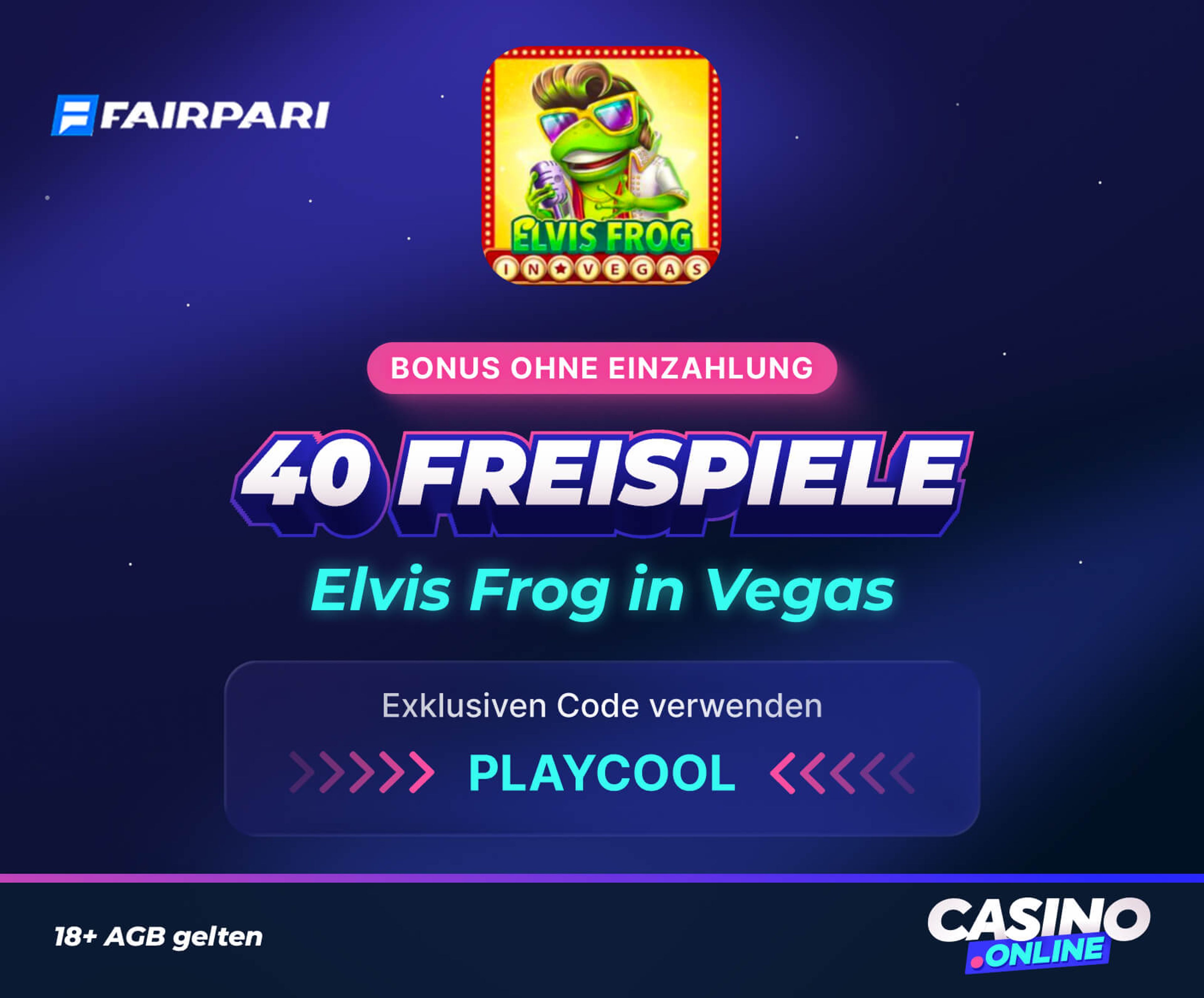 FairPari Casino Bonus ohne Einzahlung