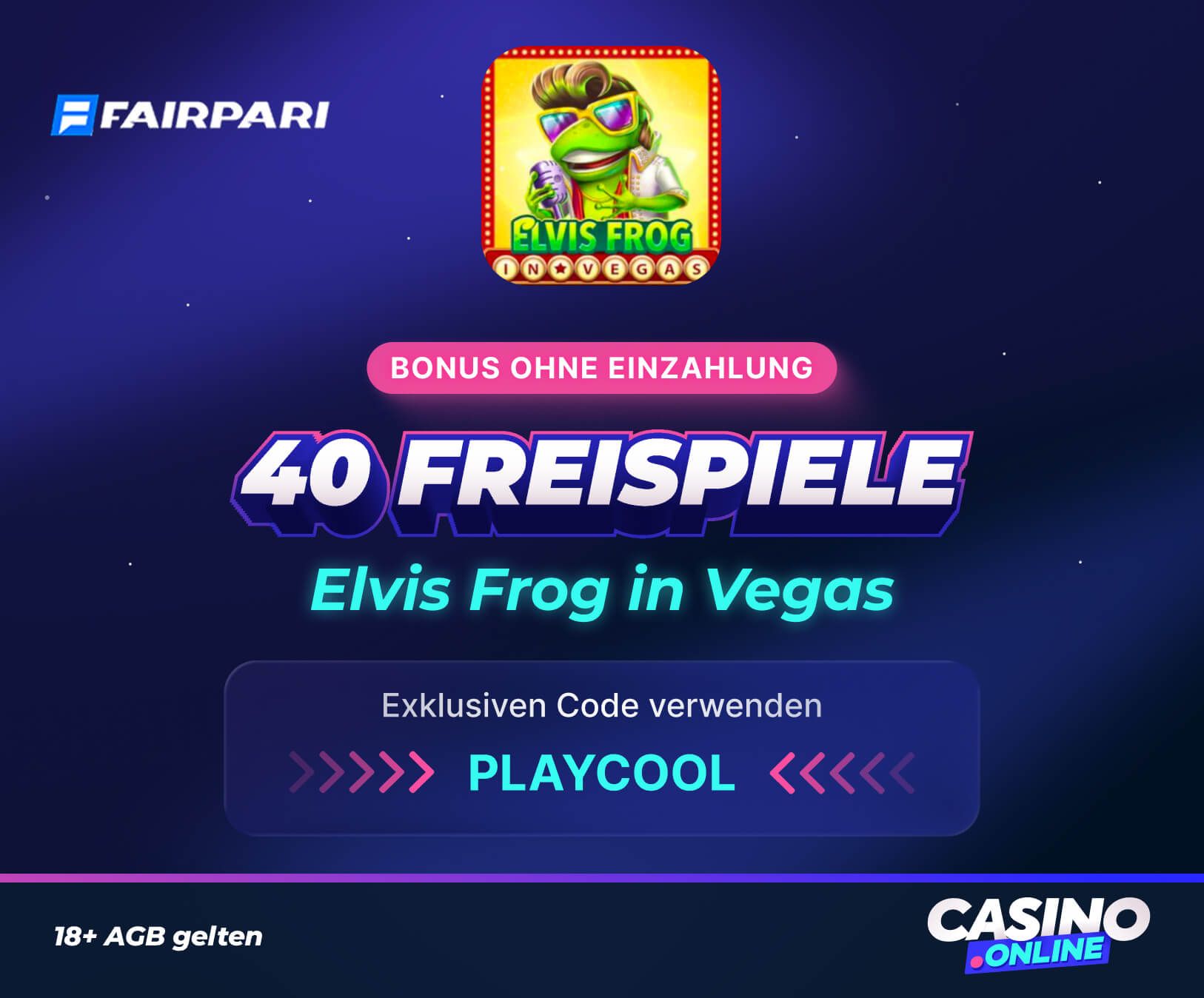 FairPari Casino Bonus ohne Einzahlung