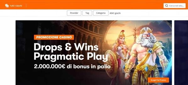 Betsson desktop screenshot 1