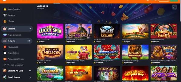 Betano desktop slots