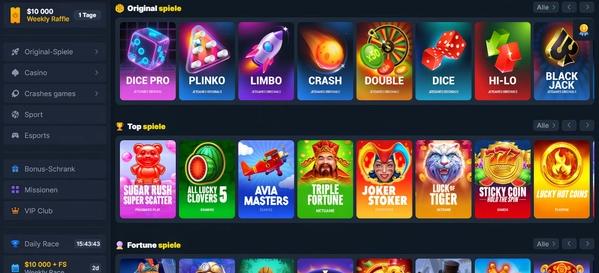 Coins.game Casino Slots Desktop