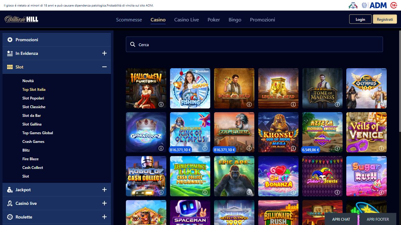 WilliamHill desktop screenshot 2