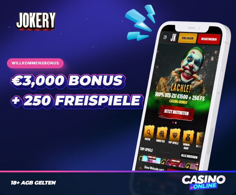 Jokery Casino Willkommensbonus