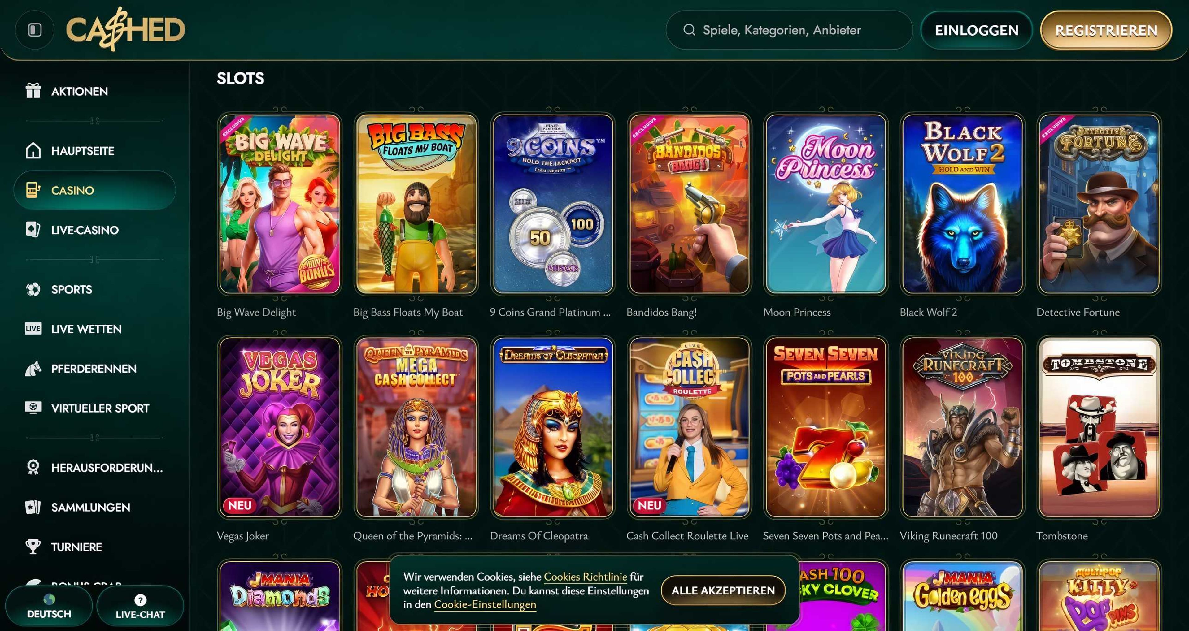 Cashed desktop screenshot 2