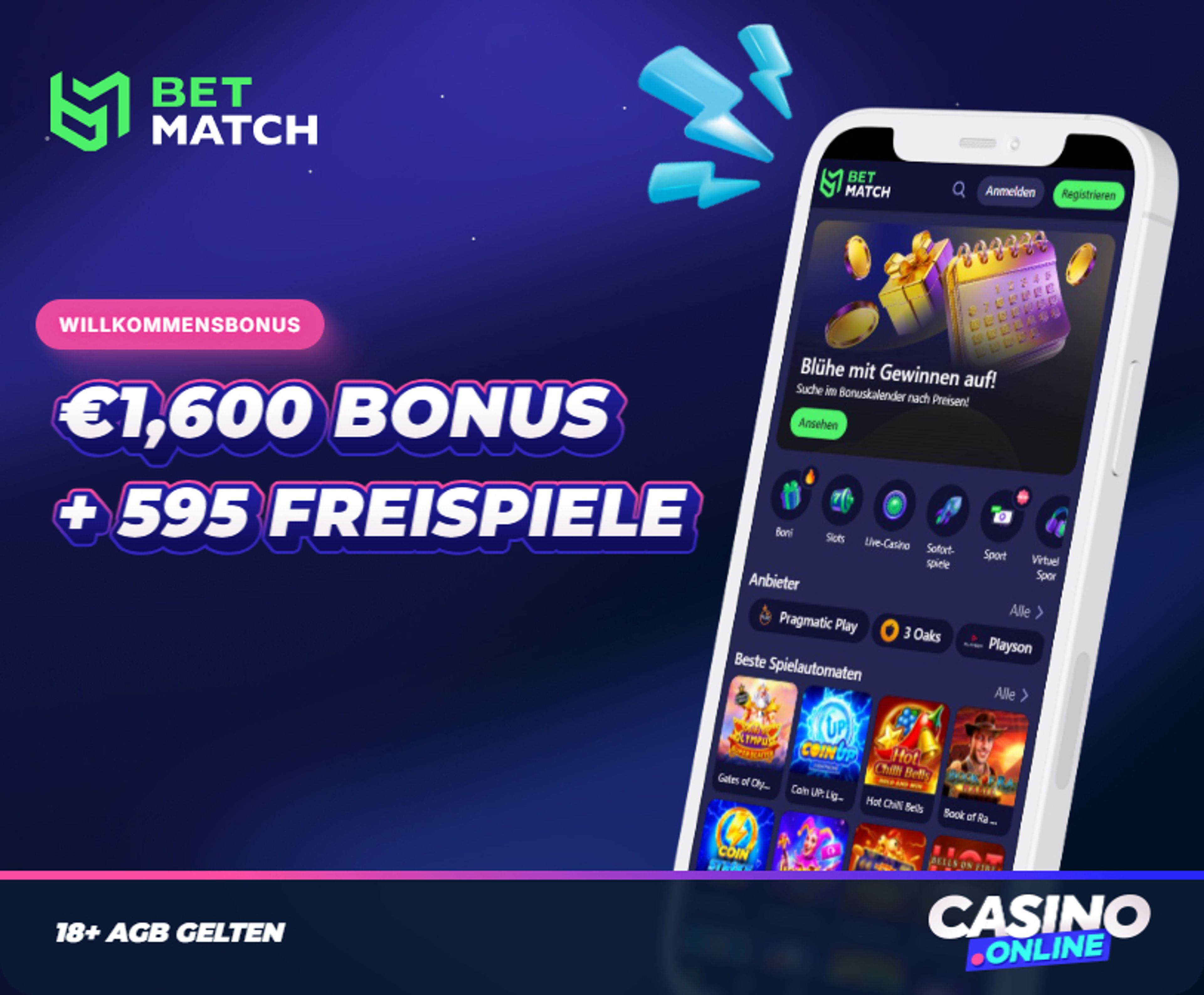 BetMatch Casino Willkommensbonus