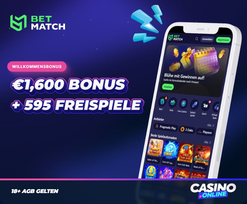 BetMatch Casino Willkommensbonus