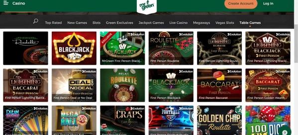 Mr Green Casino Slots