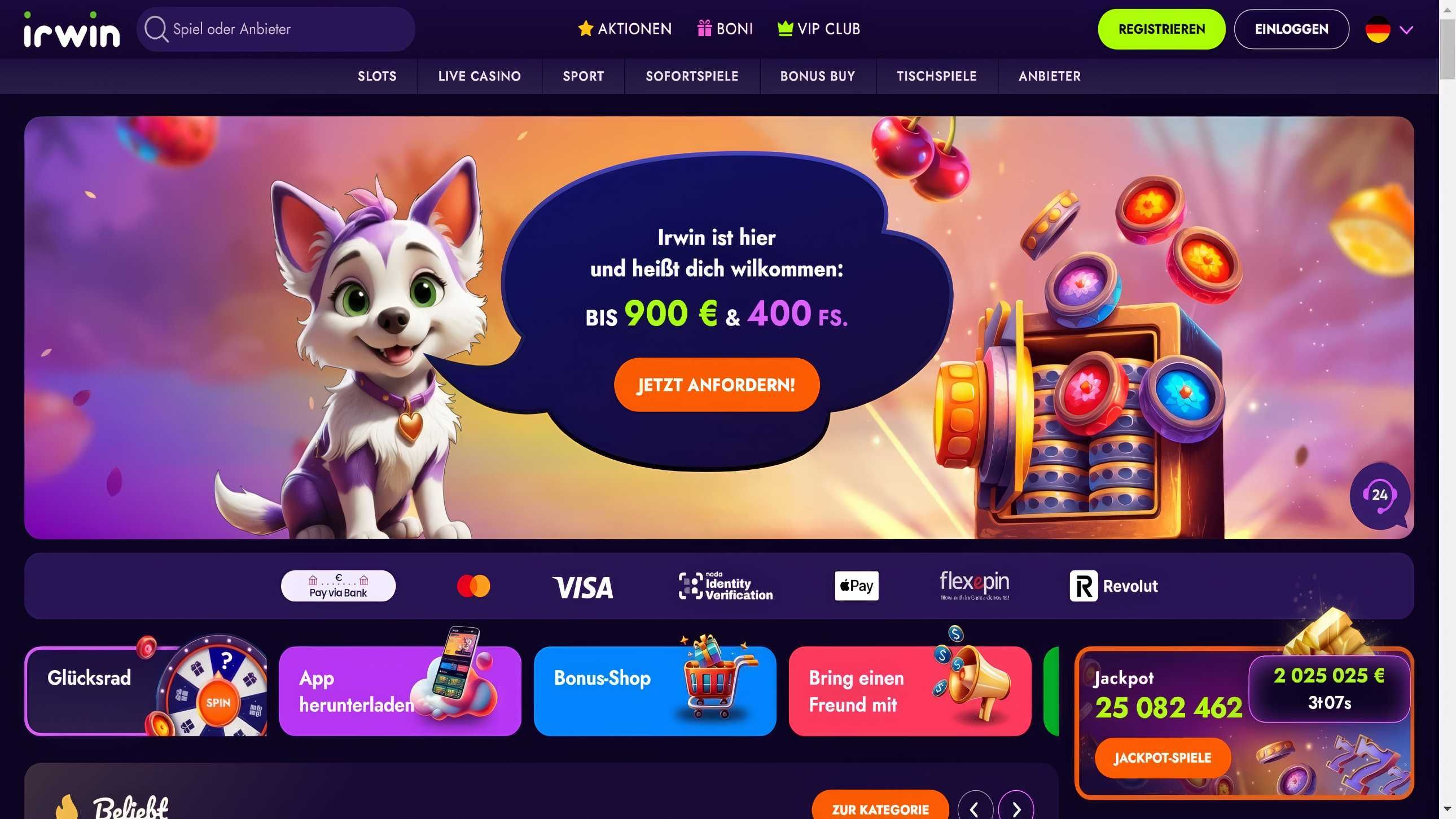 Irwin desktop screenshot 1