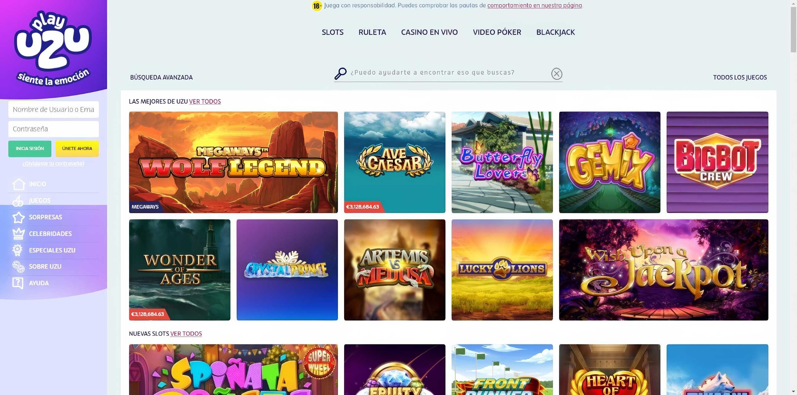 PlayUZU desktop screenshot 1