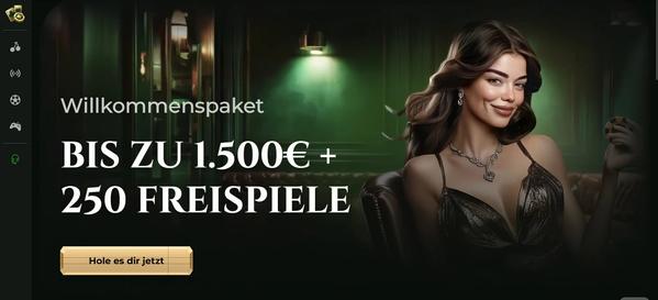 Goldzino Casino Homepage Desktop