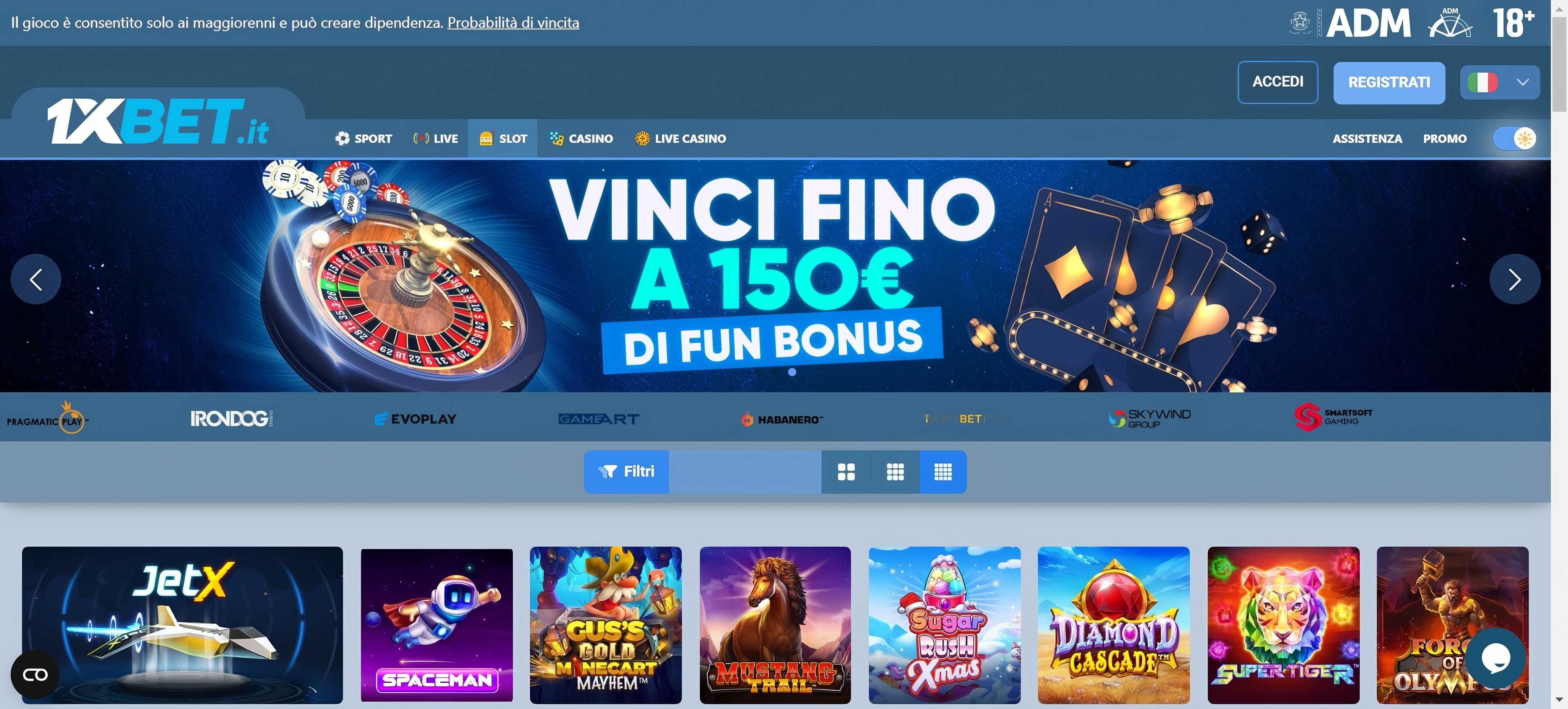 1xBet desktop screenshot 2