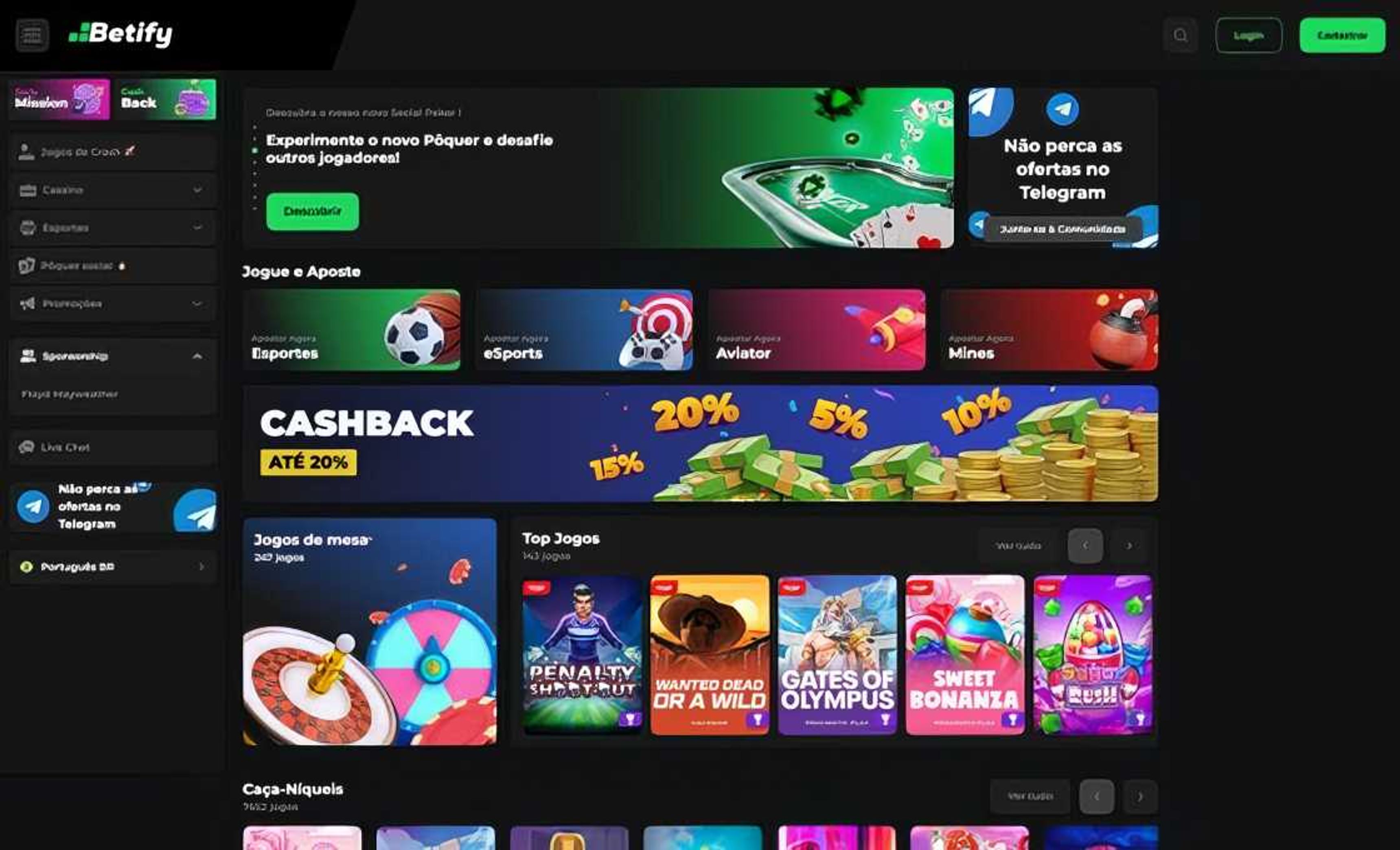 Betify desktop screenshot 1