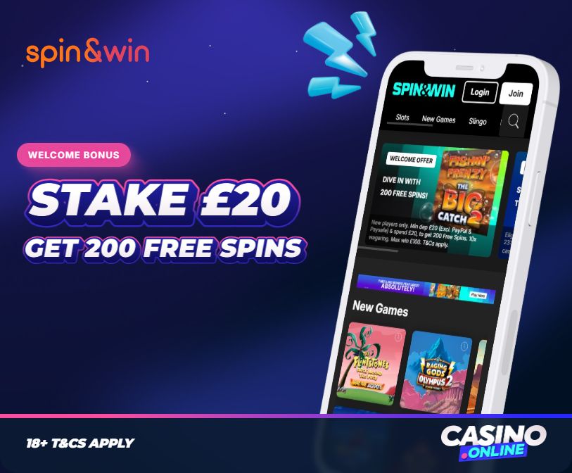 Spin & Win Casino Welcome Bonus