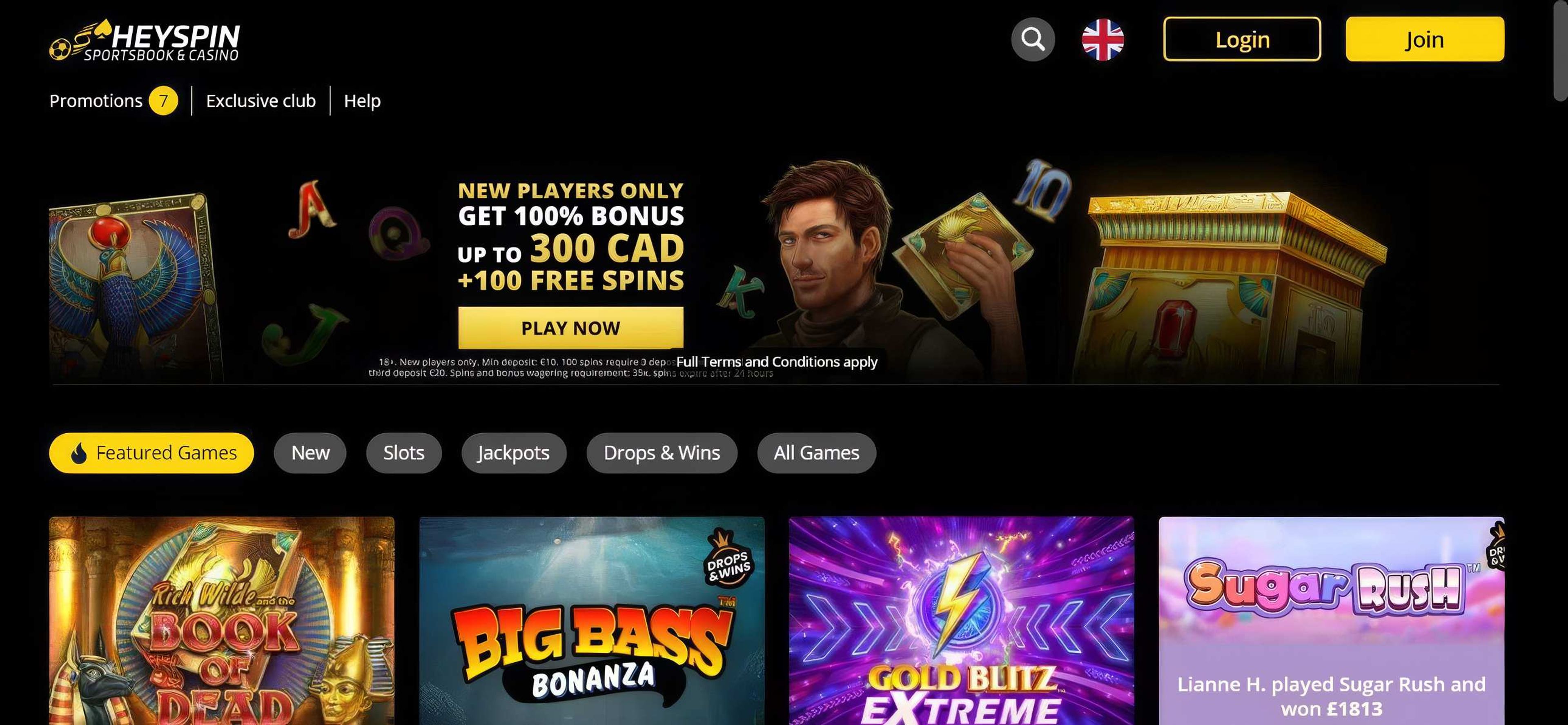 HeySpin desktop screenshot 1