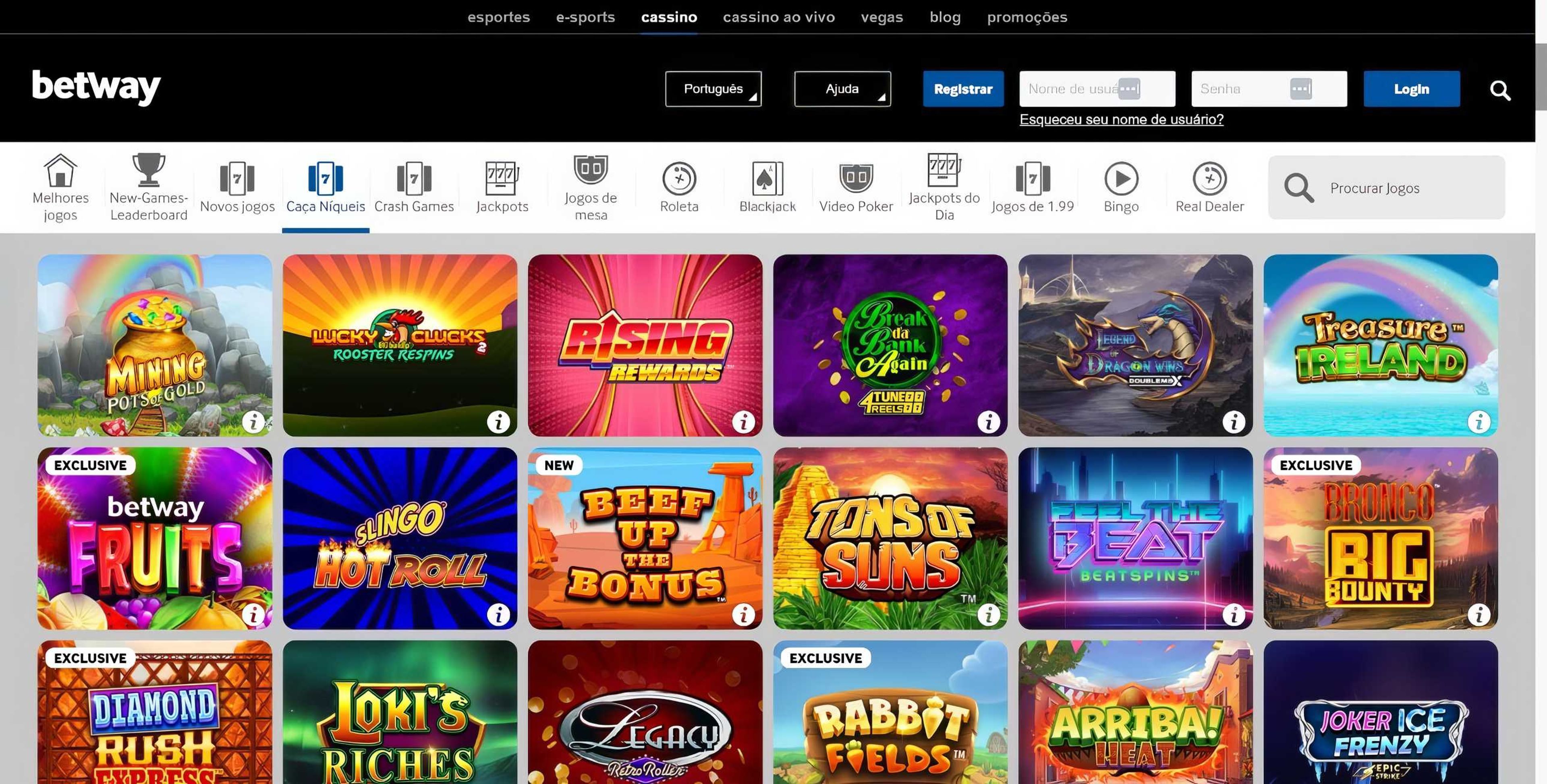 Betway desktop screenshot 2