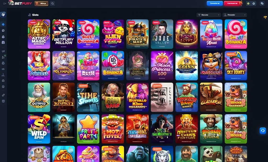 BetFury desktop slot