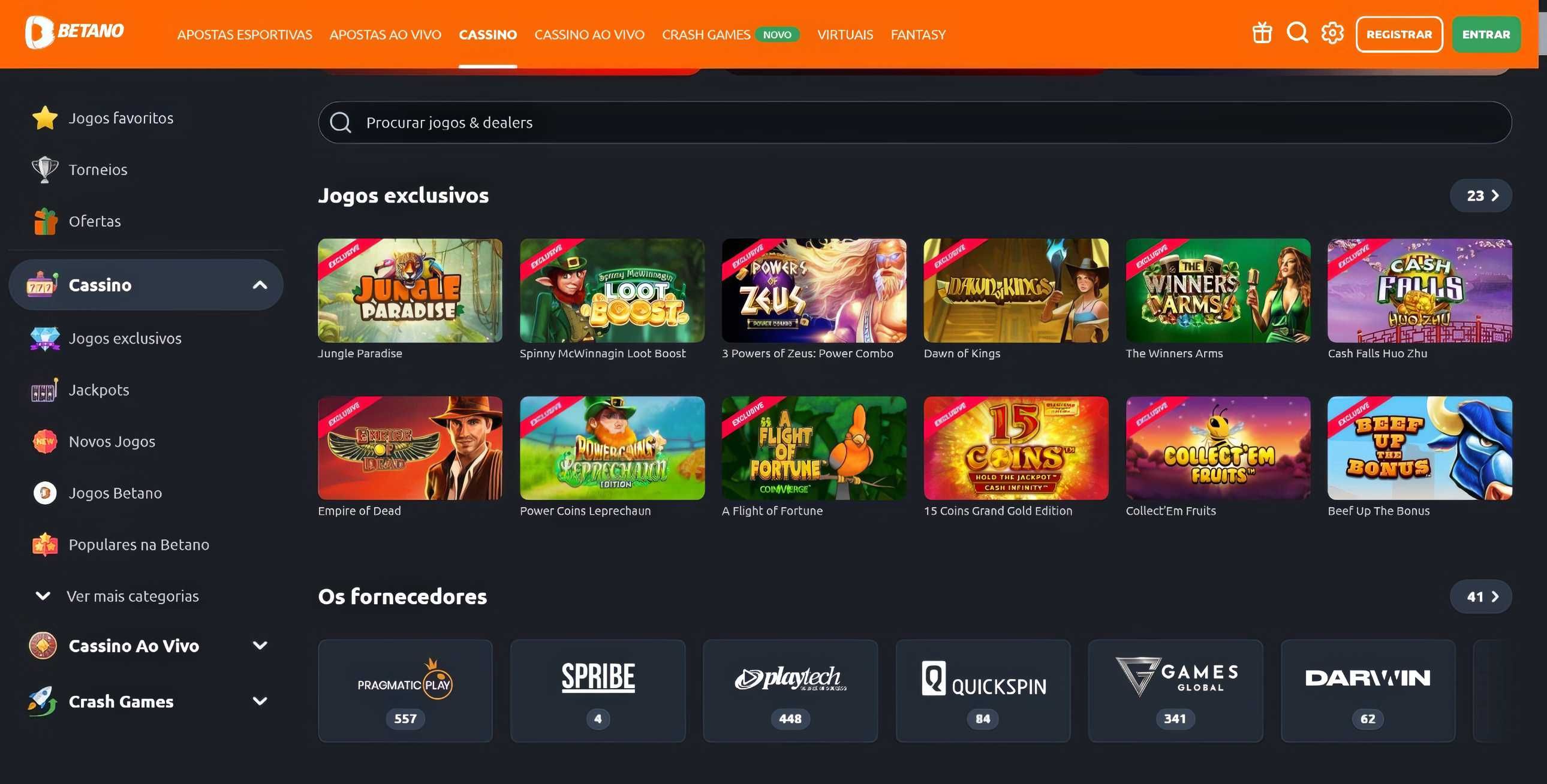 Betano desktop screenshot 1