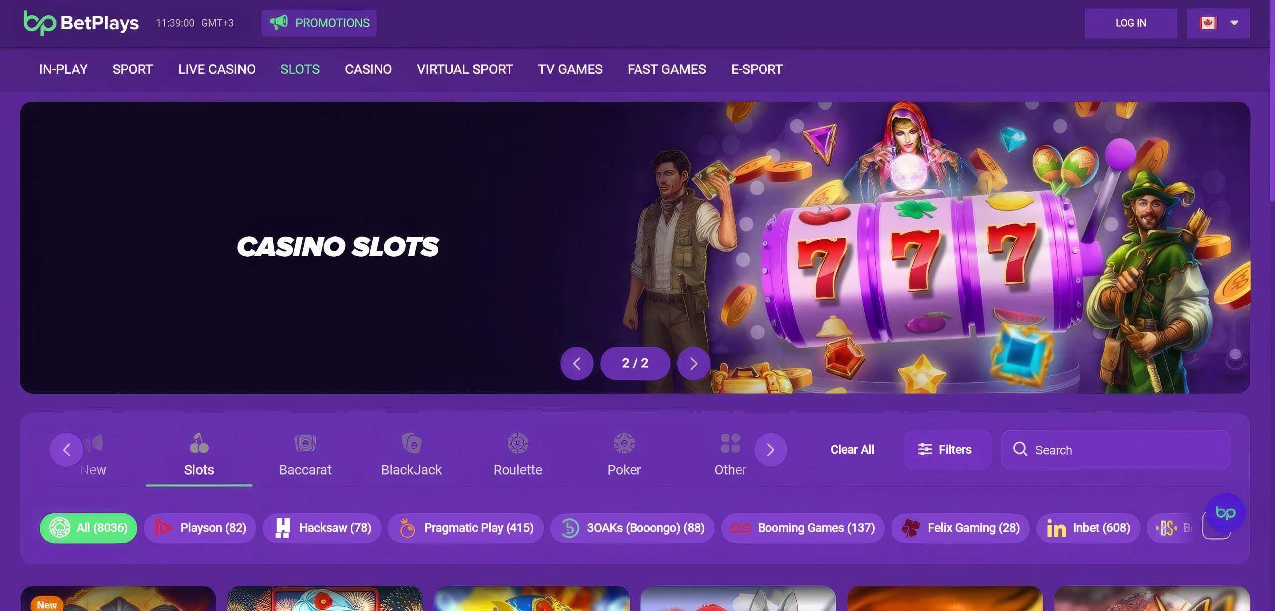 BetPlays desktop screenshot 2