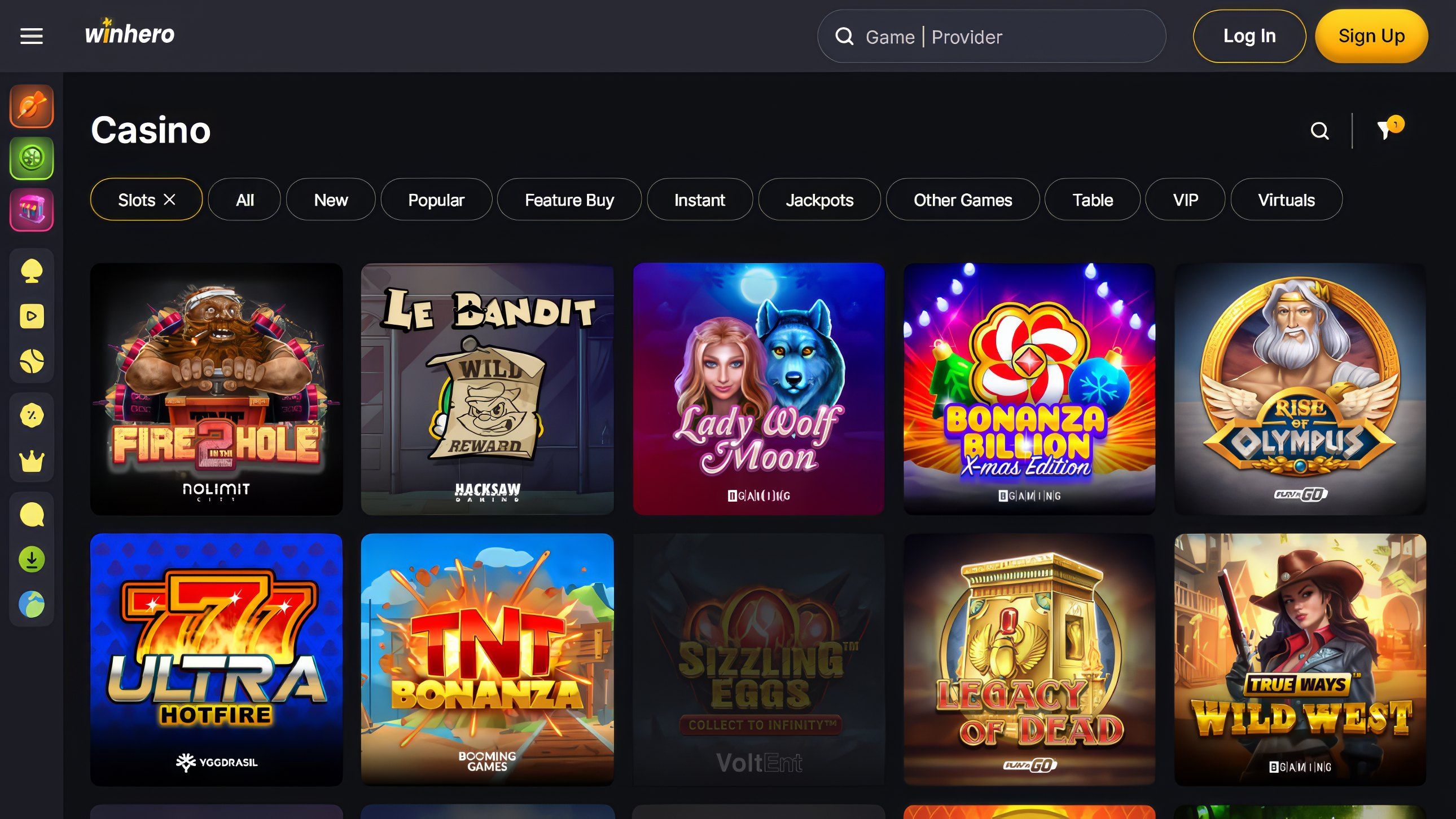 Winhero desktop screenshot 2