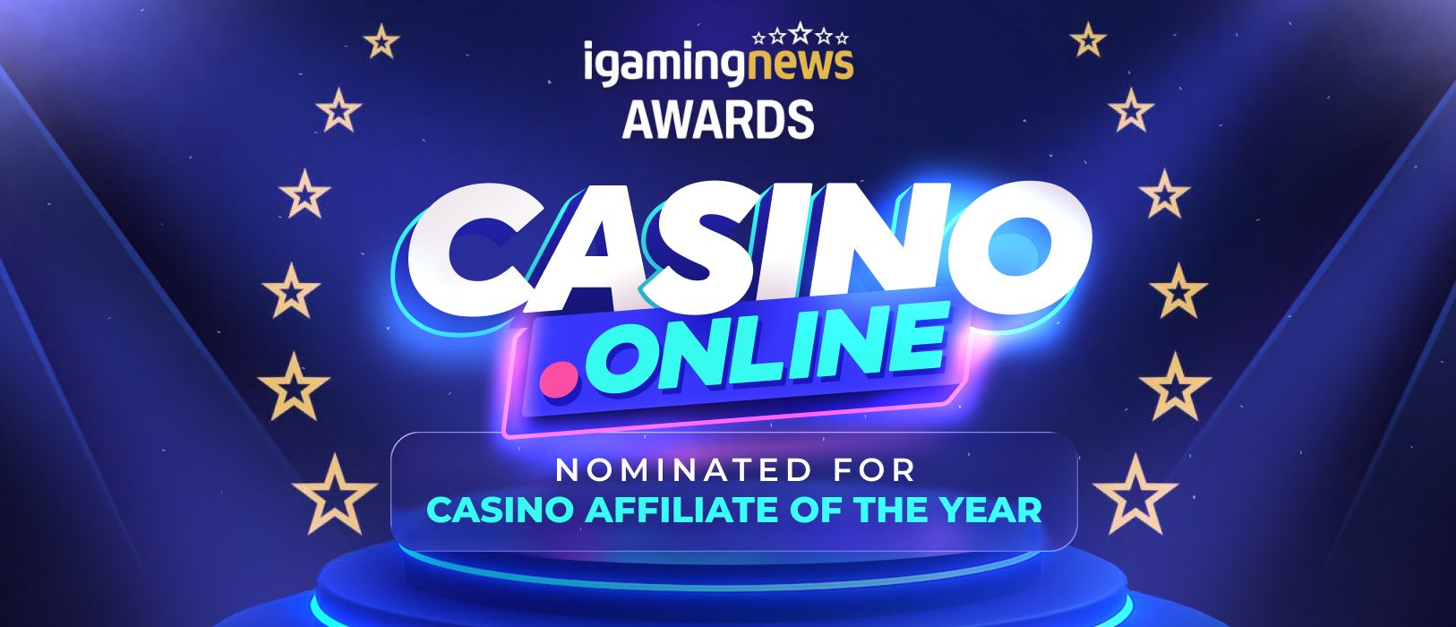 Casino.online Shortlisted for iGaming News Casino Affiliate of the Year Award