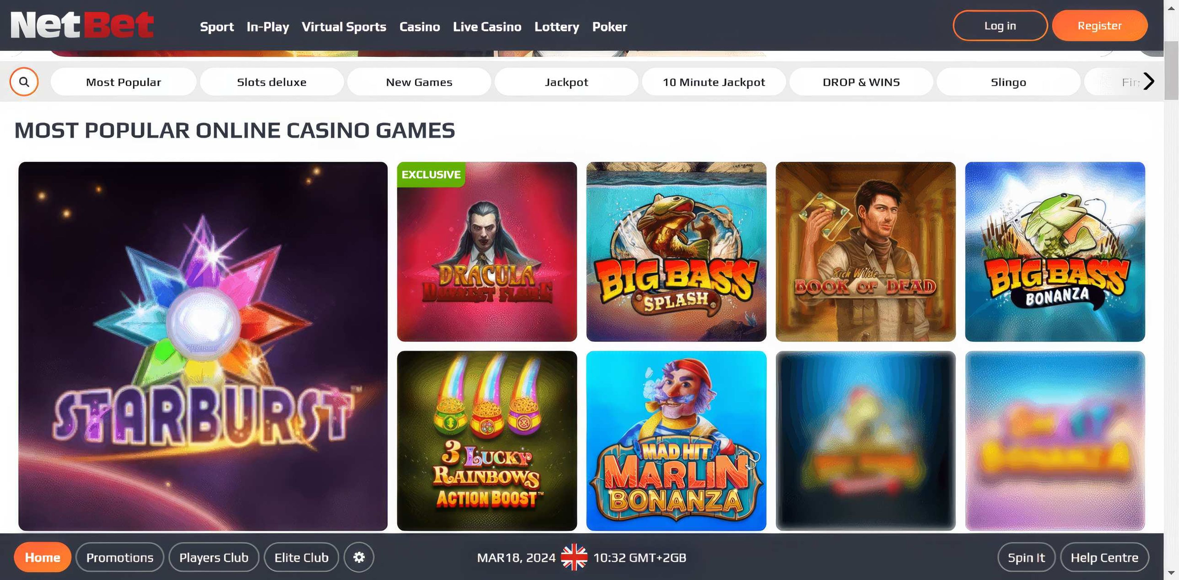 NetBet desktop screenshot 1