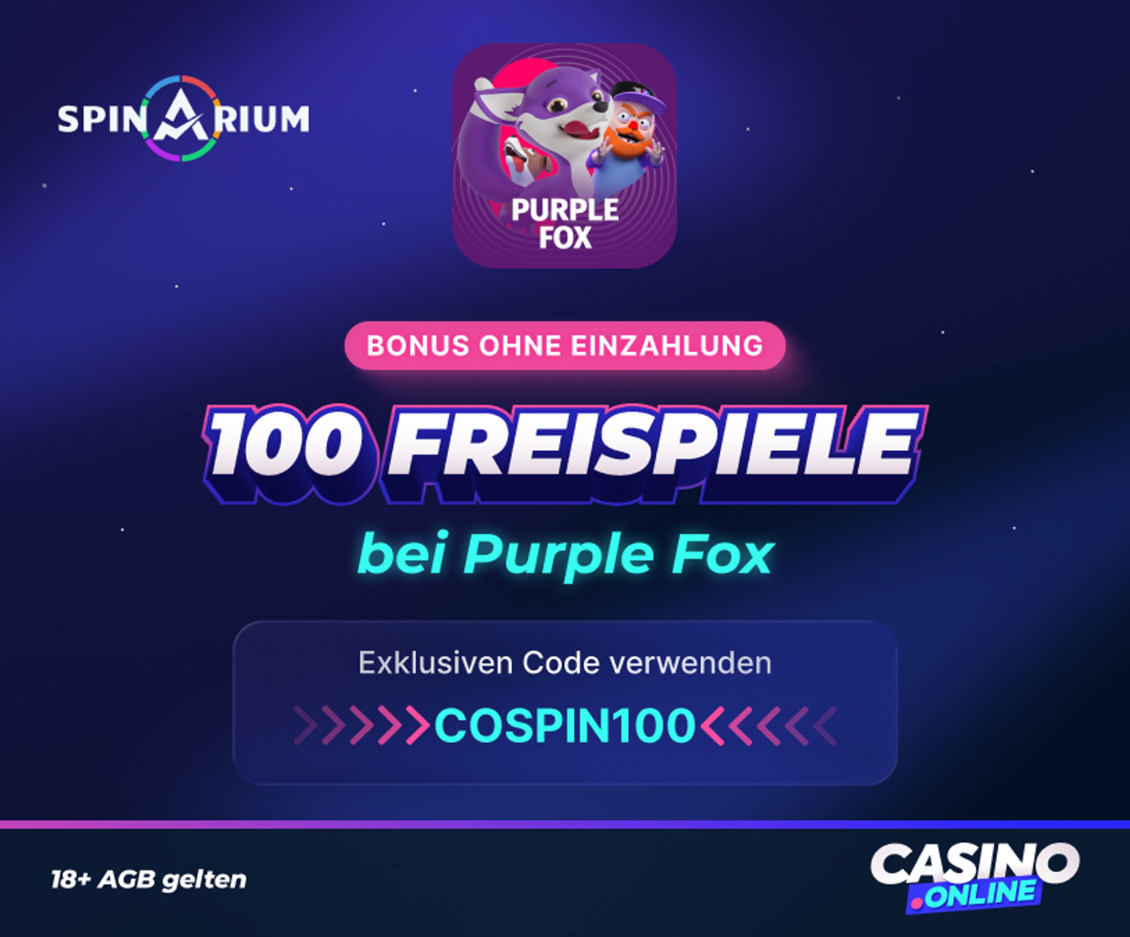 Spinarium Casino bonus ohne einzahlung