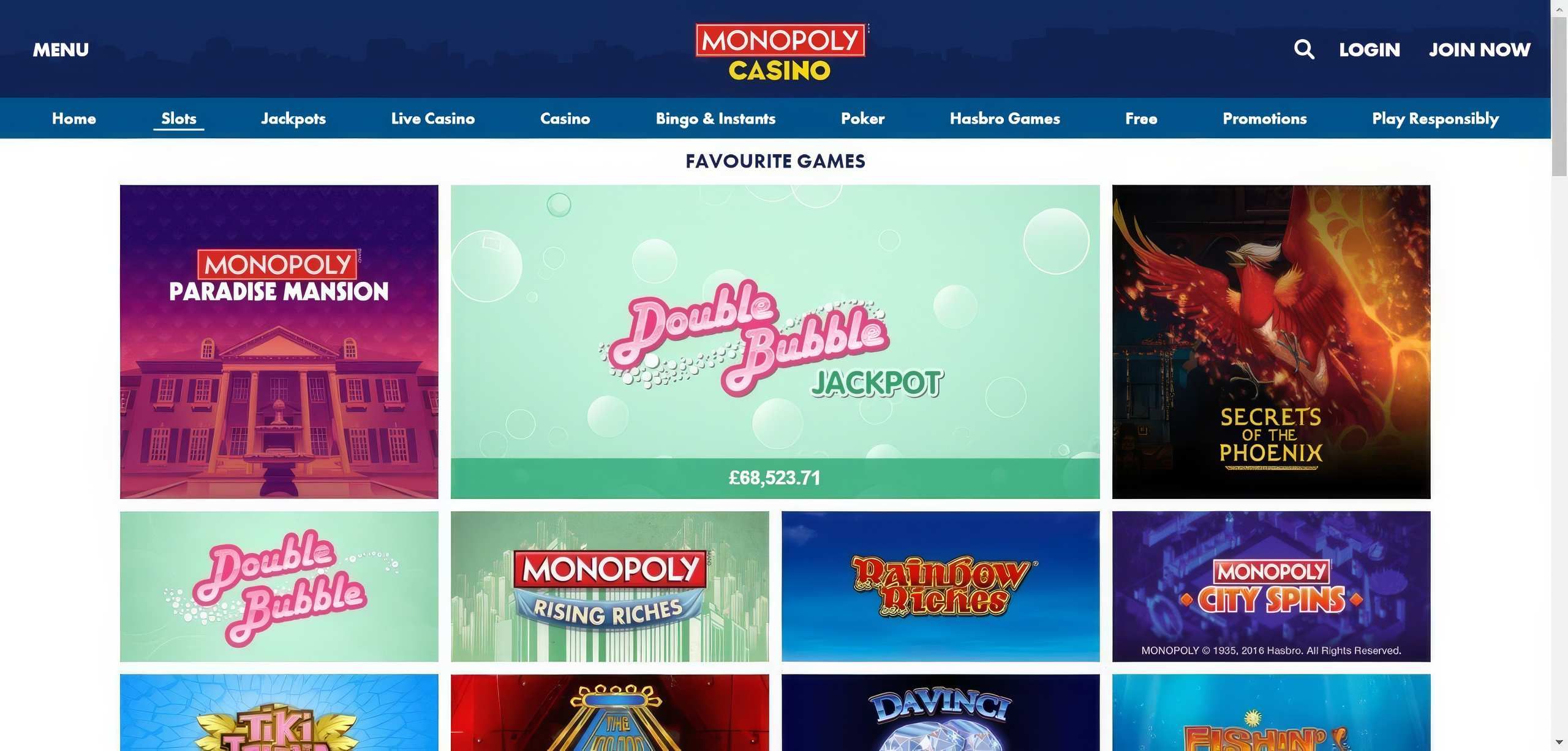 Monopoly Casino desktop screenshot 2