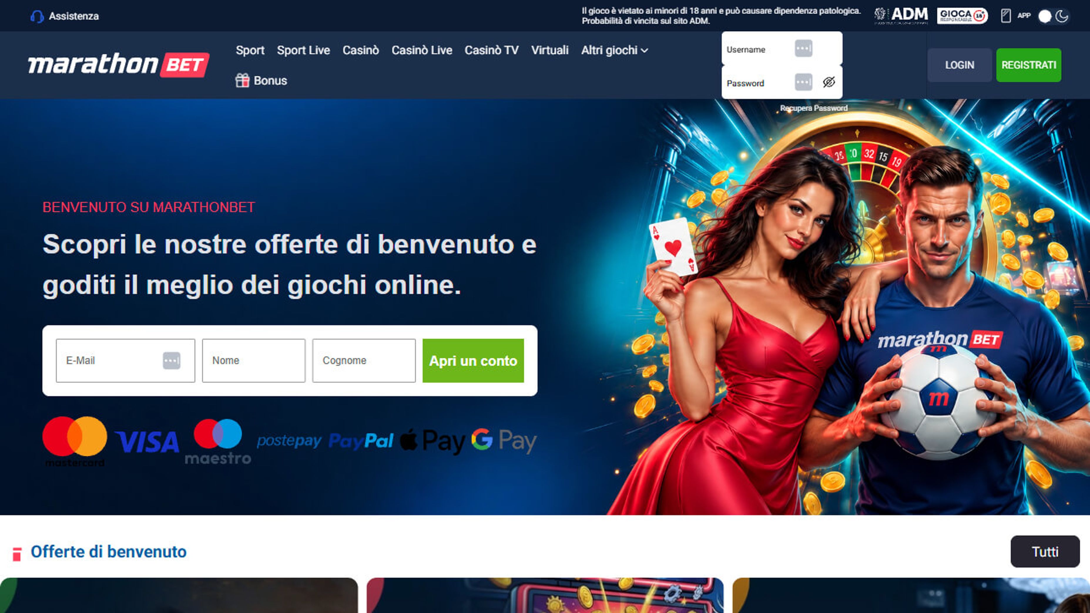 Marathonbet IT desktop screenshot 1
