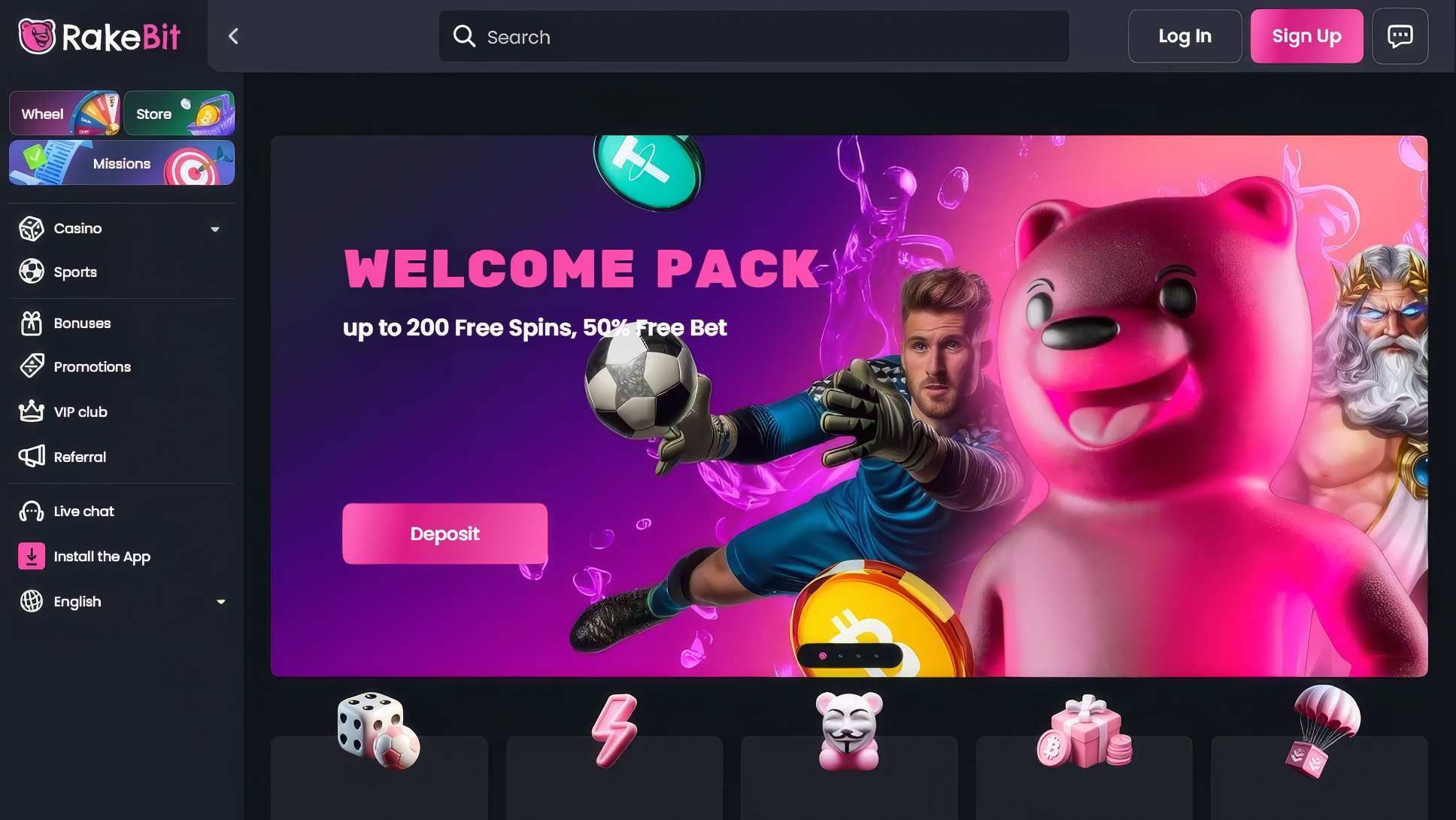 RakeBit desktop screenshot 1