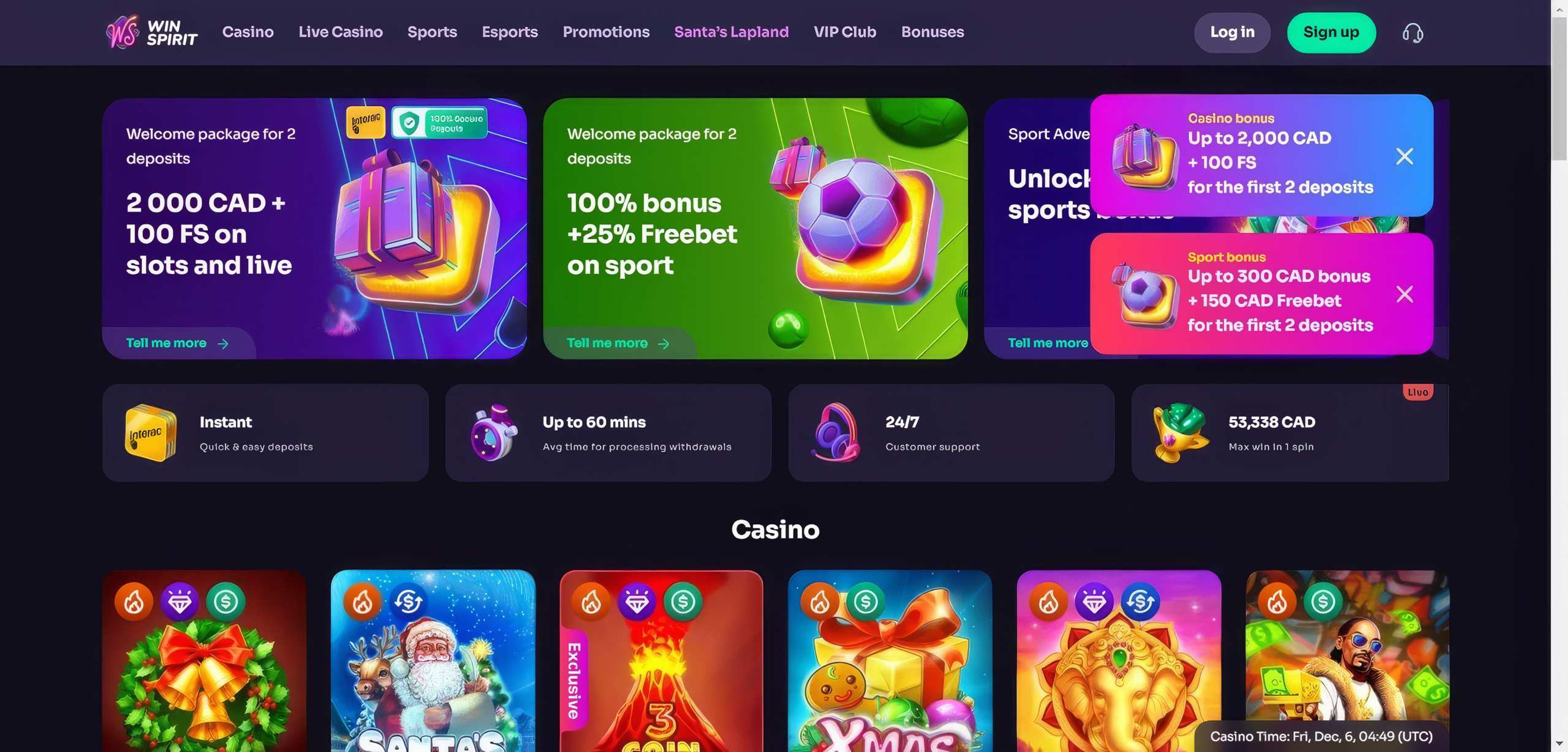 Winspirit desktop screenshot 1