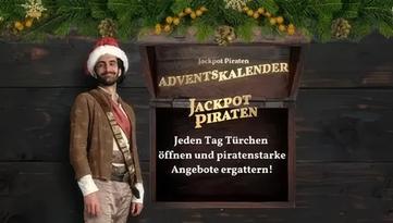 Der JackpotPiraten Adventskalender mit Schätzen und Freispielen